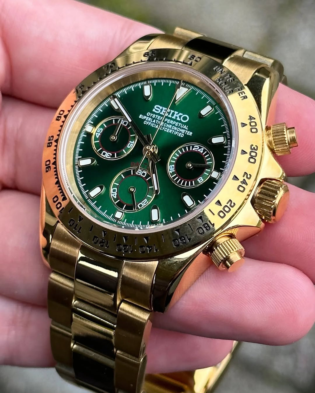 TONA MOD - GREEN & GOLD